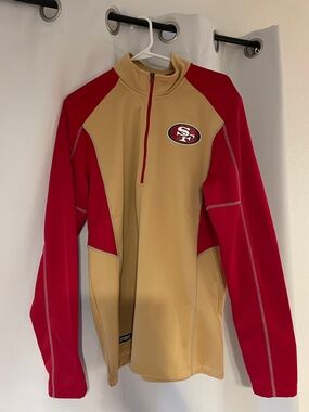NFL San Francisco 49ers Gold and Red Team Jacket